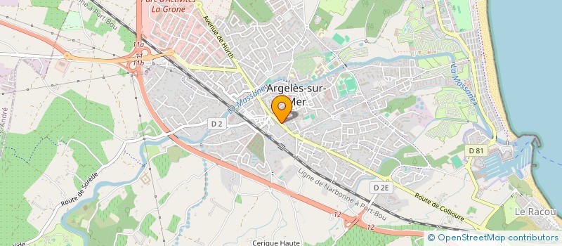 localisation de l'entreprise SCI LECPER à ARGELES-SUR-MER