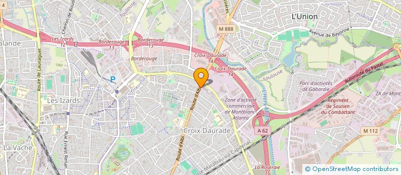 localisation de l'entreprise SCI LECREUS à TOULOUSE