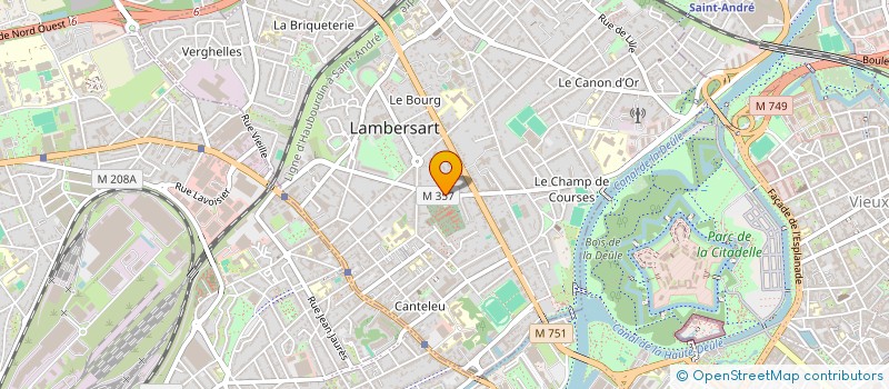 localisation de l'entreprise SCI LECRIREST à LAMBERSART