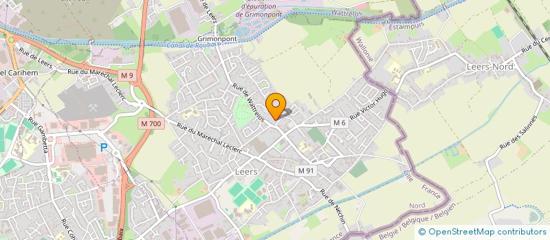 localisation de l'entreprise SCI LECROARD  LEERS