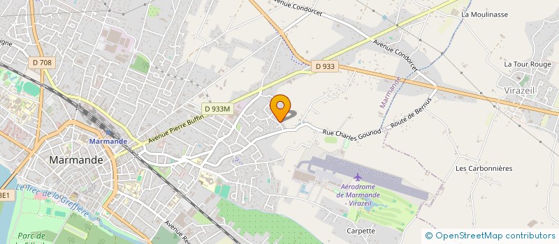 localisation de l'entreprise SCI LECULIER  MARMANDE