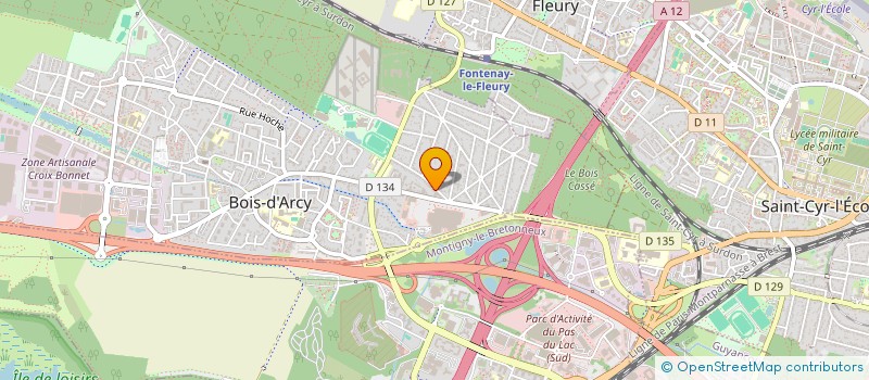 localisation de l'entreprise SCI LECUYER  BOIS-D'ARCY