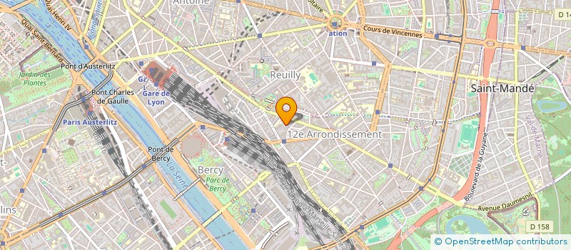 localisation de l'entreprise SCI LECUYER TROTIER  PARIS