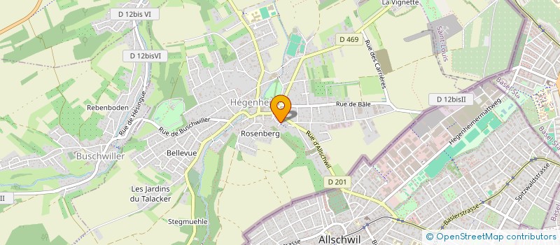 localisation de l'entreprise SCI LED  HEGENHEIM