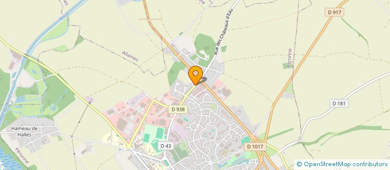 localisation de l'entreprise SCI LED ZEP à PERONNE