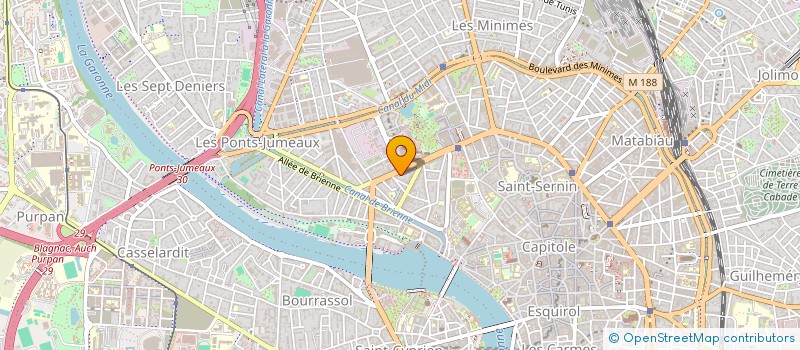 localisation de l'entreprise SCI LEDA à TOULOUSE