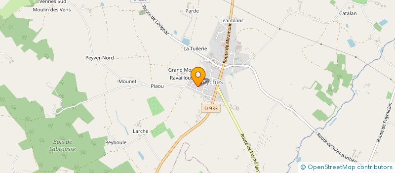 localisation de l'entreprise SCI LEDAN  SEYCHES