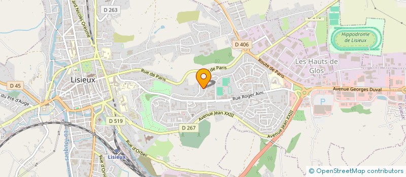 localisation de l'entreprise SCI LEDAN-VARENNE à LISIEUX