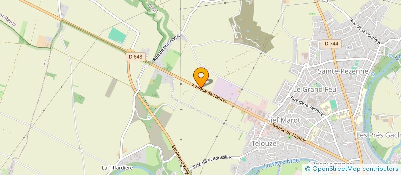 localisation de l'entreprise SCI LEDEC  NIORT
