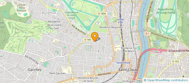 localisation de l'entreprise SCI LEDEJO  SAINT-CLOUD