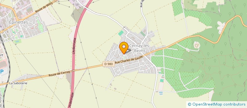 localisation de l'entreprise SCI LEDERNEZ  CERNAY-LES-REIMS