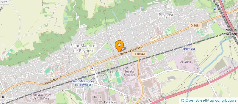 localisation de l'entreprise SCI LEDI à BEYNOST