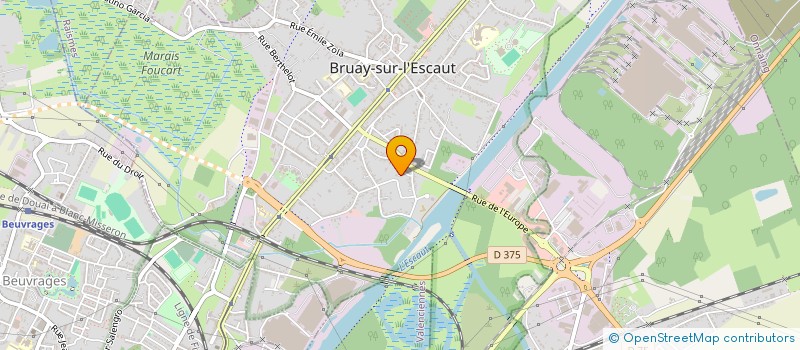 localisation de l'entreprise SCI LEDIEU  BRUAY-SUR-L'ESCAUT