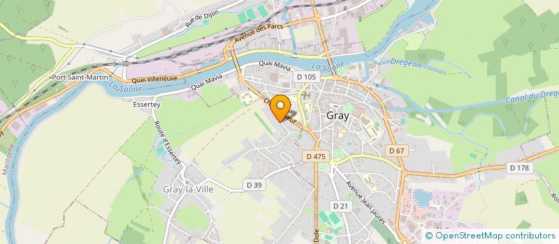 localisation de l'entreprise SCI LEDILORANE  GRAY-LA-VILLE