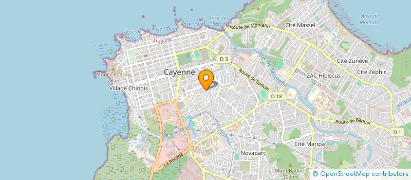 localisation de l'entreprise SCI LEDJADOM  CAYENNE