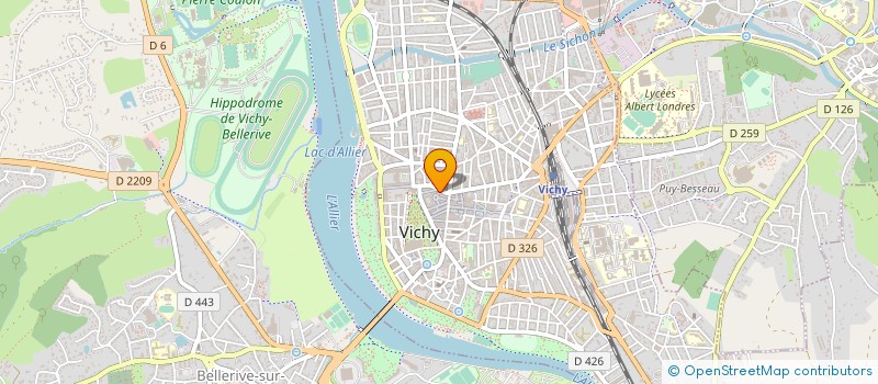 localisation de l'entreprise SCI LEDOUX à VICHY