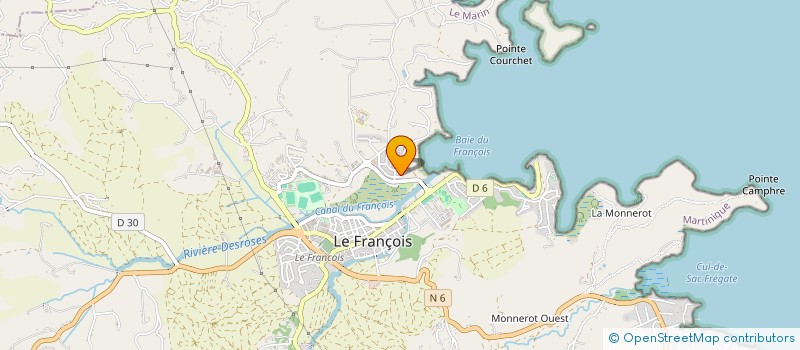 localisation de l'entreprise SCI LEDOUX à LE FRANCOIS