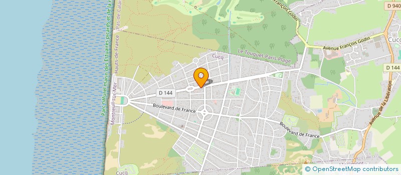 localisation de l'entreprise SCI LEDOUX  CUCQ