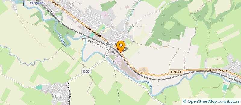 localisation de l'entreprise SCI LEDOUX  BLAGNY