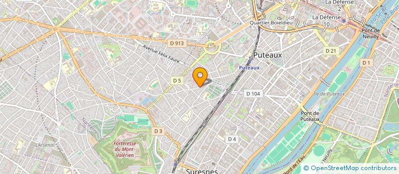localisation de l'entreprise SCI LEDOUX SAINT LEGER à SURESNES