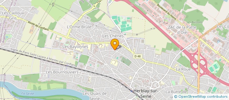 localisation de l'entreprise SCI LEDRIMA  HERBLAY-SUR-SEINE