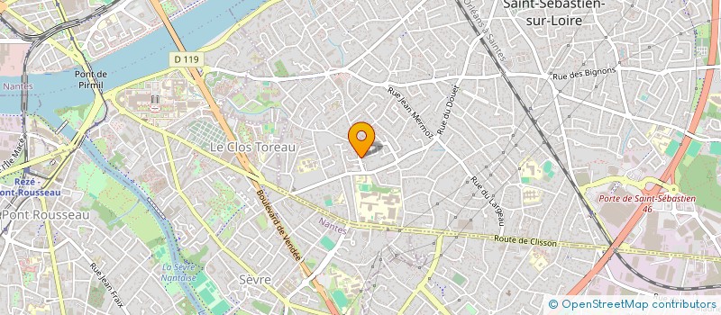 localisation de l'entreprise SCI LEDROIT à SAINT-SEBASTIEN-SUR-LOIRE