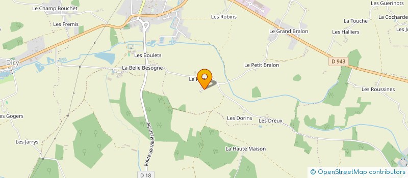 localisation de l'entreprise SCI LEDROIT à CHARNY OREE DE PUISAYE