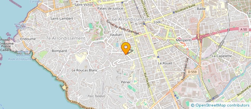 localisation de l'entreprise SCI LEDRU à MARSEILLE