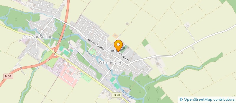 localisation de l'entreprise SCI LEDRU ROLLIN à WARMERIVILLE