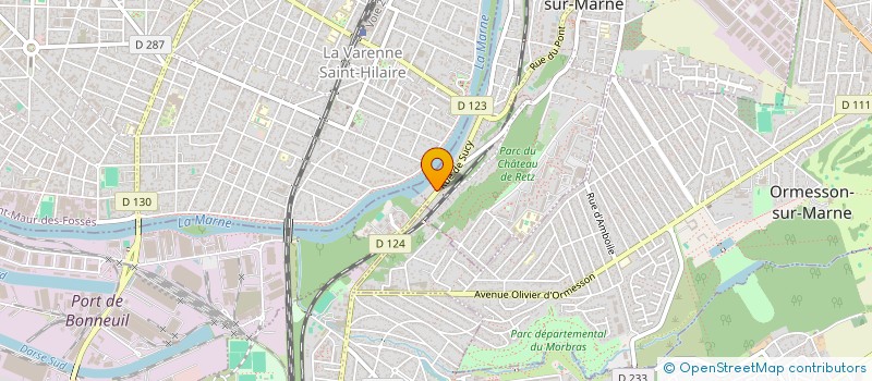 localisation de l'entreprise SCI LEDRU ROLLIN  CHENNEVIERES-SUR-MARNE