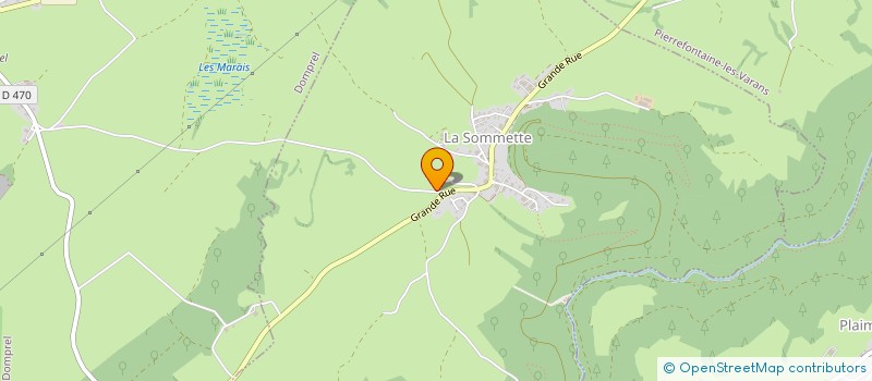 localisation de l'entreprise SCI LEDS  LA SOMMETTE