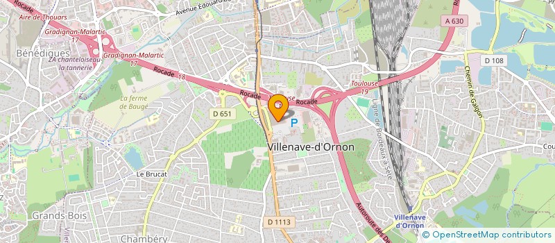localisation de l'entreprise SCI LEDU à VILLENAVE-D'ORNON