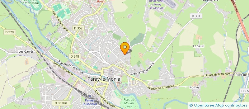 localisation de l'entreprise SCI LEDUC à PARAY-LE-MONIAL