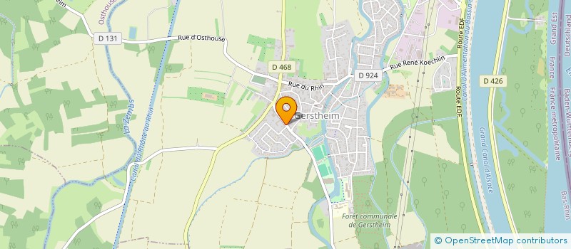 localisation de l'entreprise SCI LEDUC  GERSTHEIM