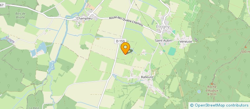 localisation de l'entreprise SCI LEDUC  ETRIGNY