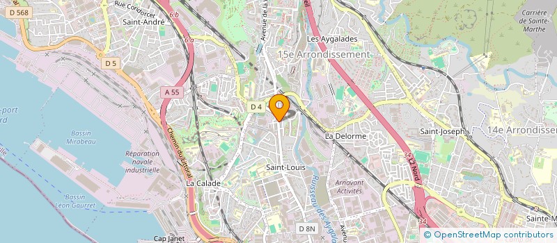 localisation de l'entreprise SCI LEDUC à MARSEILLE
