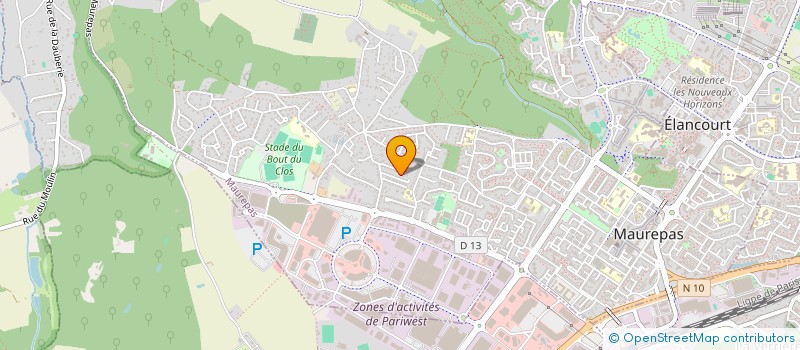 localisation de l'entreprise SCI LEDUC  MAUREPAS