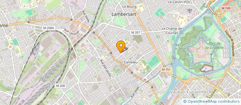 localisation de l'entreprise SCI LEDUC&CO à LAMBERSART