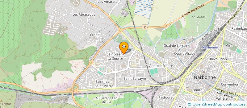 localisation de l'entreprise SCI LEE à NARBONNE