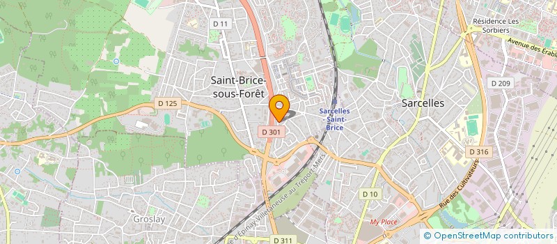 localisation de l'entreprise SCI LEE à SAINT-BRICE-SOUS-FORET