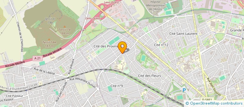 localisation de l'entreprise SCI LEE ROY  LENS