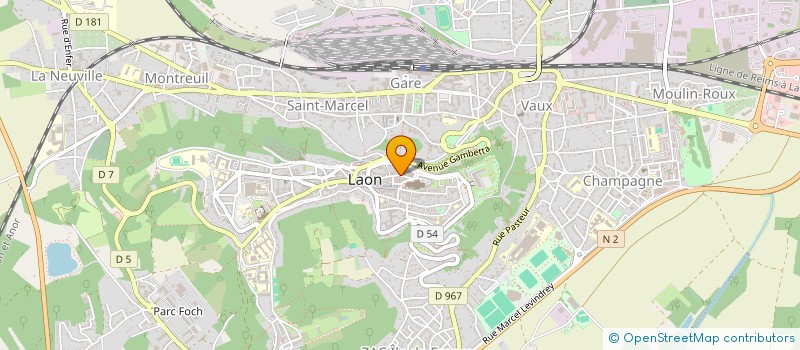 localisation de l'entreprise SCI LEEA à LAON