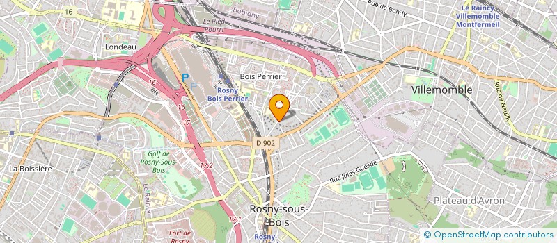 localisation de l'entreprise SCI LEELA à ROSNY-SOUS-BOIS