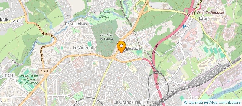 localisation de l'entreprise SCI LEELOO à LIMOGES