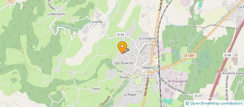 localisation de l'entreprise SCI LEELOO  ENTRELACS