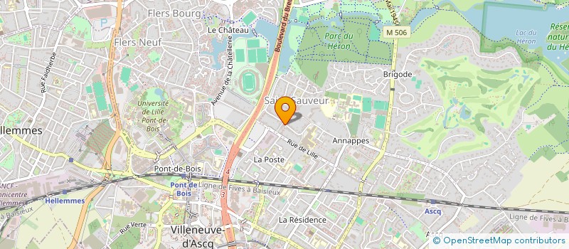 localisation de l'entreprise SCI LEELOO ET NEO à VILLENEUVE-D'ASCQ