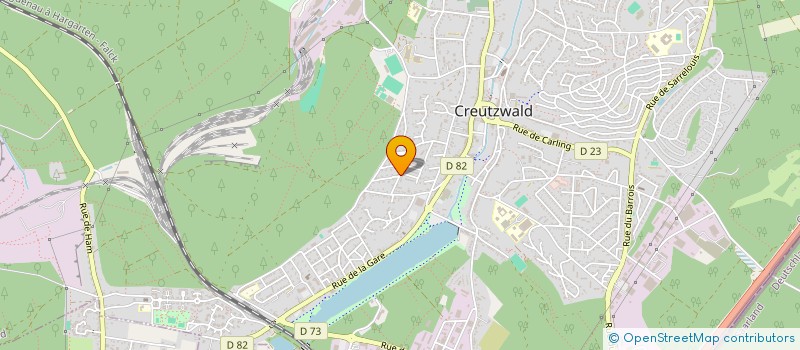 localisation de l'entreprise SCI LEELOU  CREUTZWALD