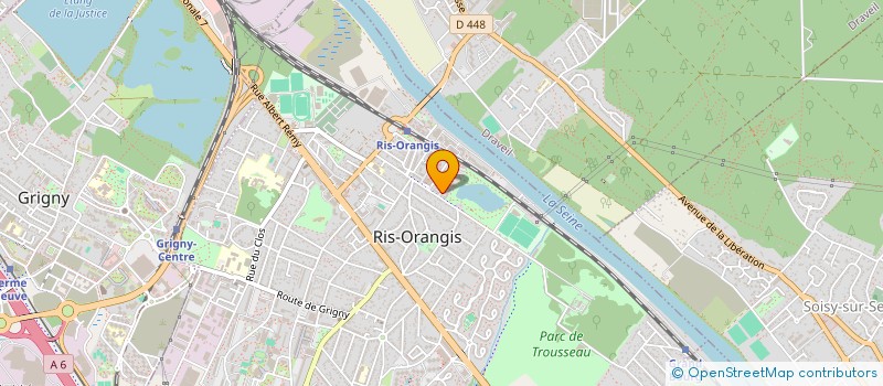 localisation de l'entreprise SCI LEEP à RIS-ORANGIS