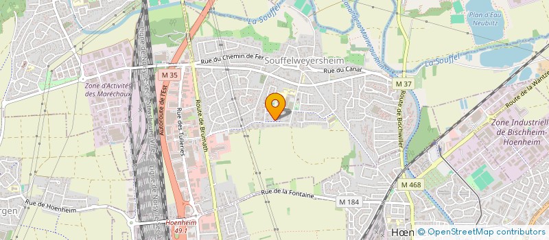 localisation de l'entreprise SCI LEETCHI  SOUFFELWEYERSHEIM