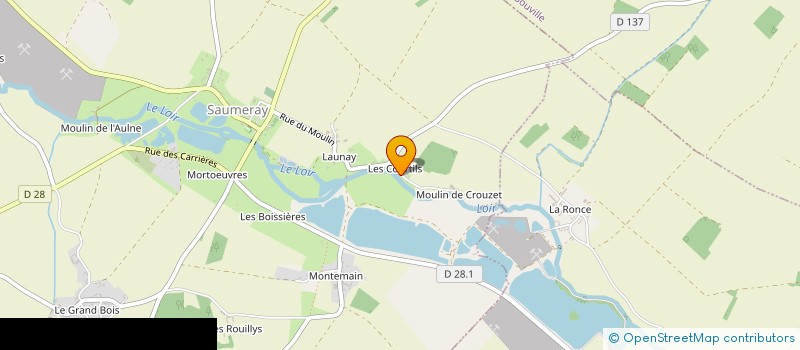 localisation de l'entreprise SCI LEF à SAUMERAY